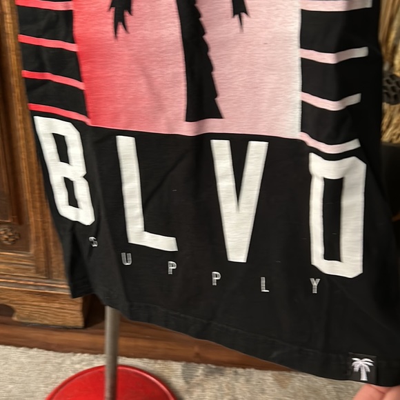 Men’s BLVD Supply Palm Tree Graphic T-Shirt Made in USA - Picture 4 of 9